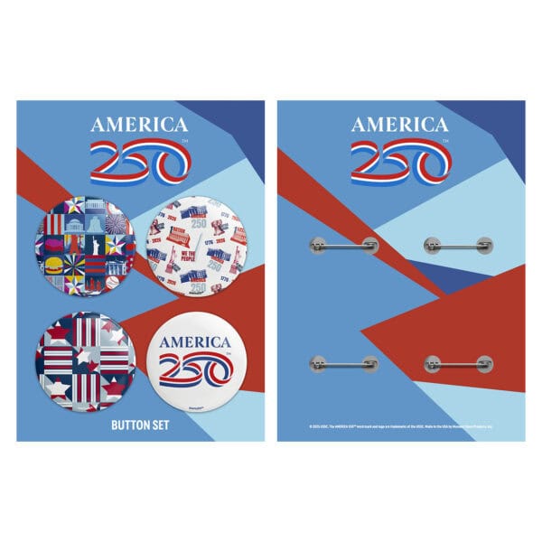 USA 250 Button Set