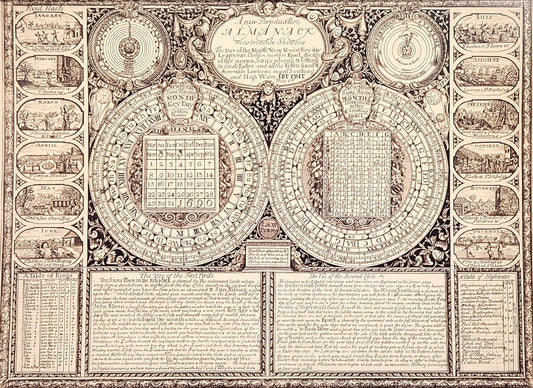 Perpetual Almanac with Magnetic Frame