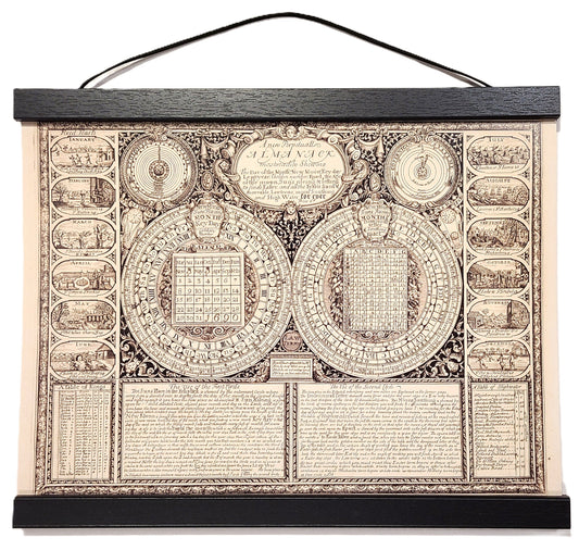 Perpetual Almanac with Magnetic Frame