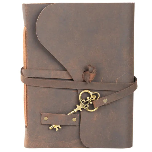 Leather Jrnl w/ key