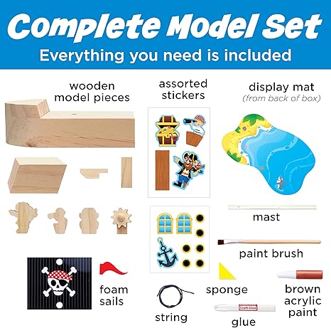 Pirate Ship Craft Kit
