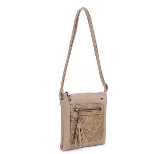 CROSS BODY BAG w/ EMBOSS