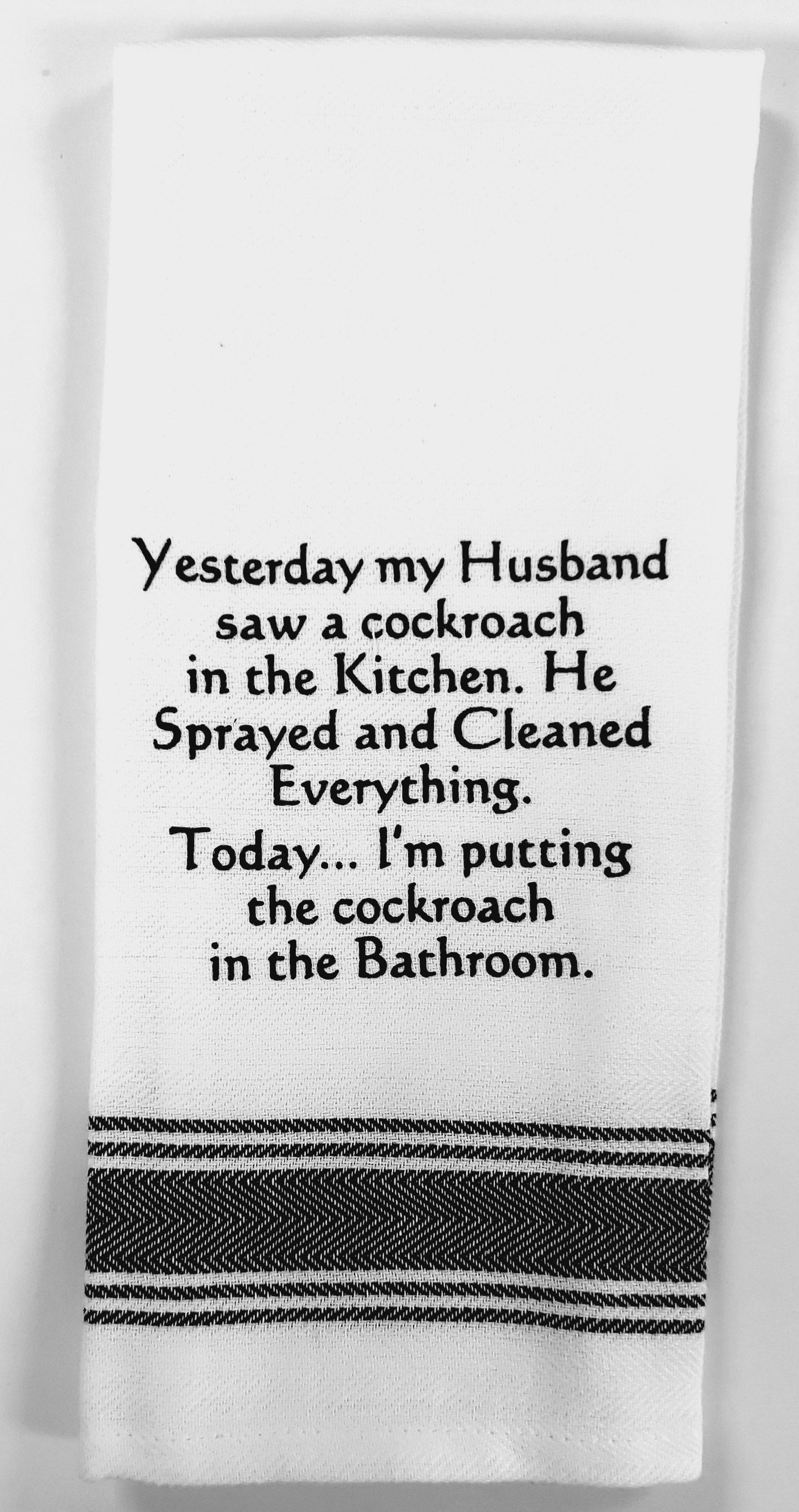 Dish Towel Humorous