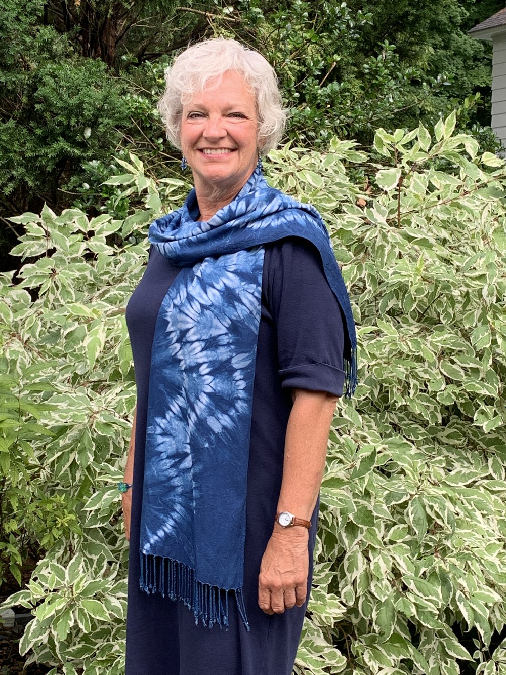 Shibori Rayon w/ Fringe