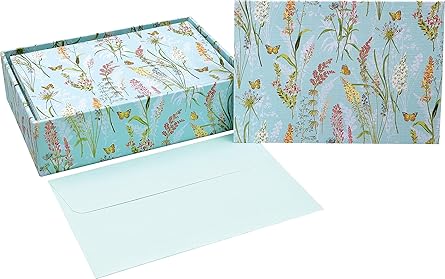 Blooms n Butterflies Notecard