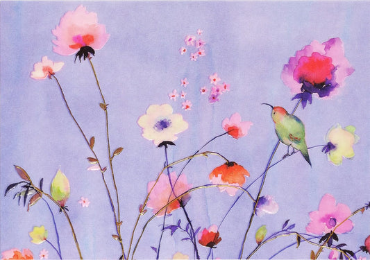 Lavender Wildflowers Notecard Set