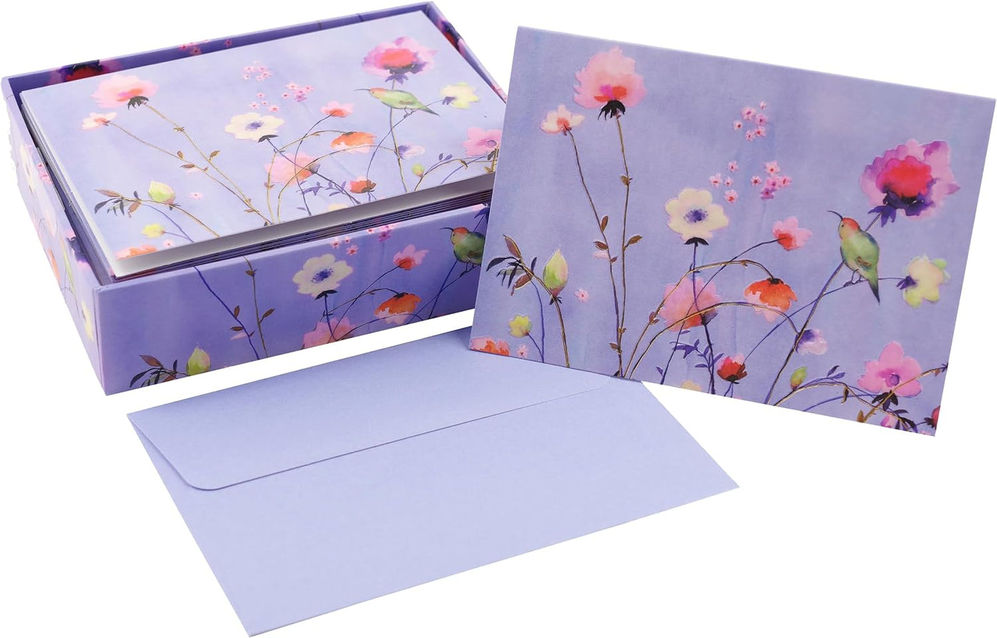 Lavender Wildflowers Notecard Set