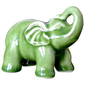 PORCELAIN CELADON ELEPHANT