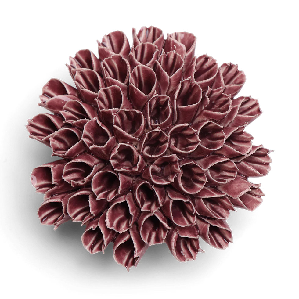 CERAMIC Flower - Purple