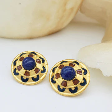 Royal Egyptian Earrings - Clip On
