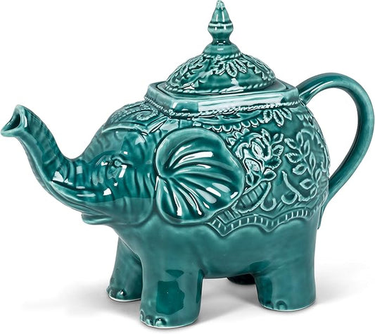 Ornate Elephant Teapot