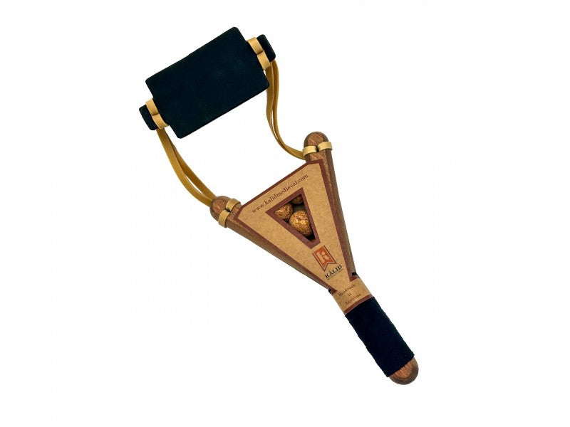 Wooden Slingshot with Cork Balls
