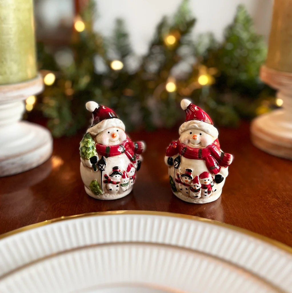 Snowman Salt & Pepper Set
