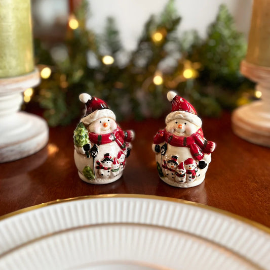 Snowman Salt & Pepper Set