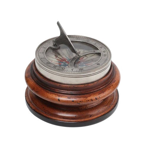 Sundial and Compass with Stand