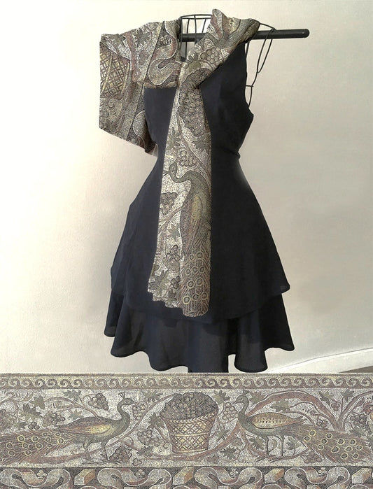 Peacock Mosaic Scarf