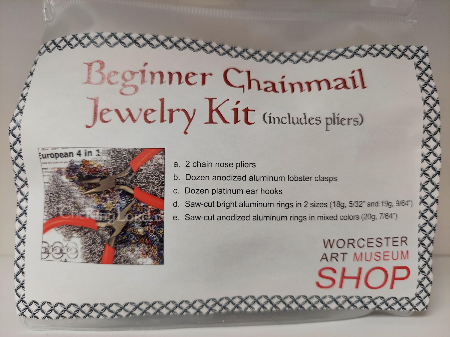 Beg Basic Jewelry Chainmail Kit – The Museum Shop at WAM