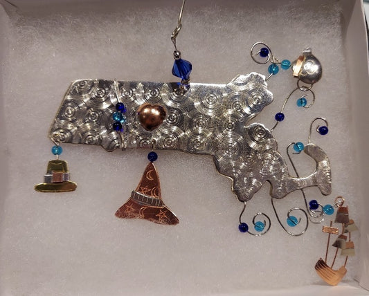 MASSACHUSETTS ORNAMENT