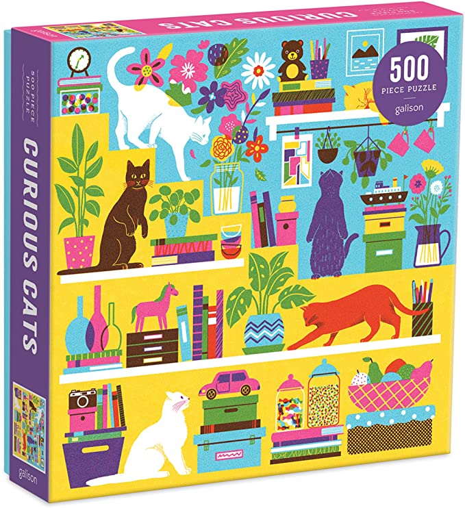 Curious Cats Jigsaw Puzzle